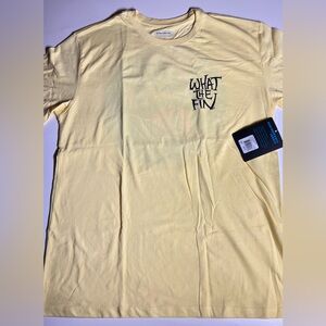 Yellow 'What The Fin' T-Shirt